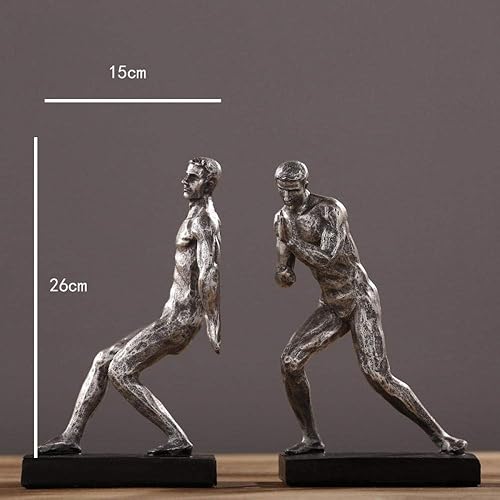 Figura decorativa de estatuas de escultura, culturismo, gimnasia, deportes para decoración del hogar, sala de estar, dormitorio, decoración de