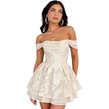 Off the Shoulder Mini Homecoming Birthday Dress