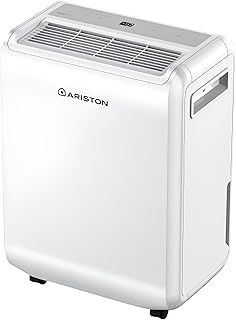 Ariston DEOS 12 EVO – Deumidificatore Casa Muffa Portatile 12L/24h con Ruote, Bagno e Ambienti Fino 31㎡, Piccolo Assorbi U…
