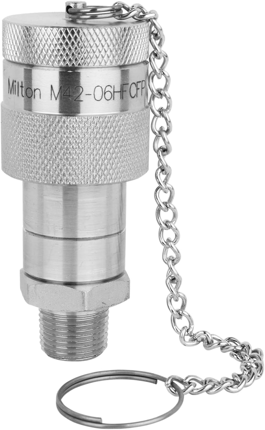 Milton M42-06HFCFP: 3/8" Nptf Hydraulic High Flow Coupler, Female Half