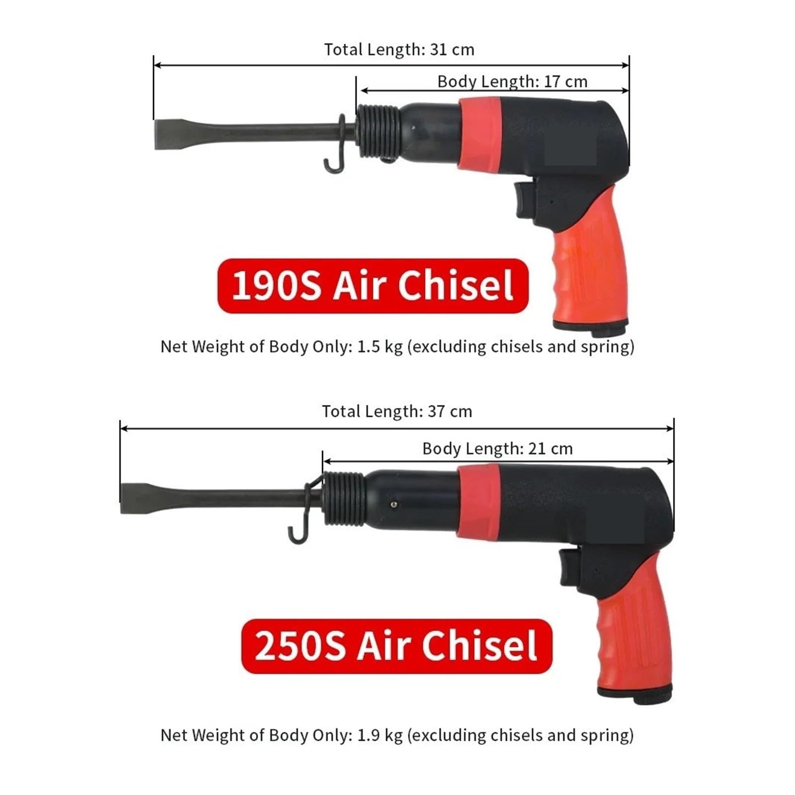 Młot Pneumatyczny, Dłuto pneumatyczne z chwytem pistoletowym, młotek, łopata, kompaktowy młot pneumatyczny Mini Jackhammer(190S Air Chisel)