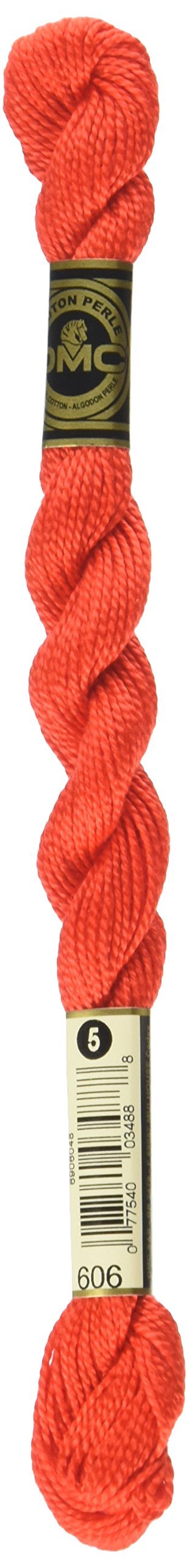 DMC Embroidery Accessory, Cotton, Bright Orange-Red