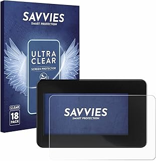 savvies Screen Protector for Shimano Steps SC-EN600 Protection Film Clear 18-Pack