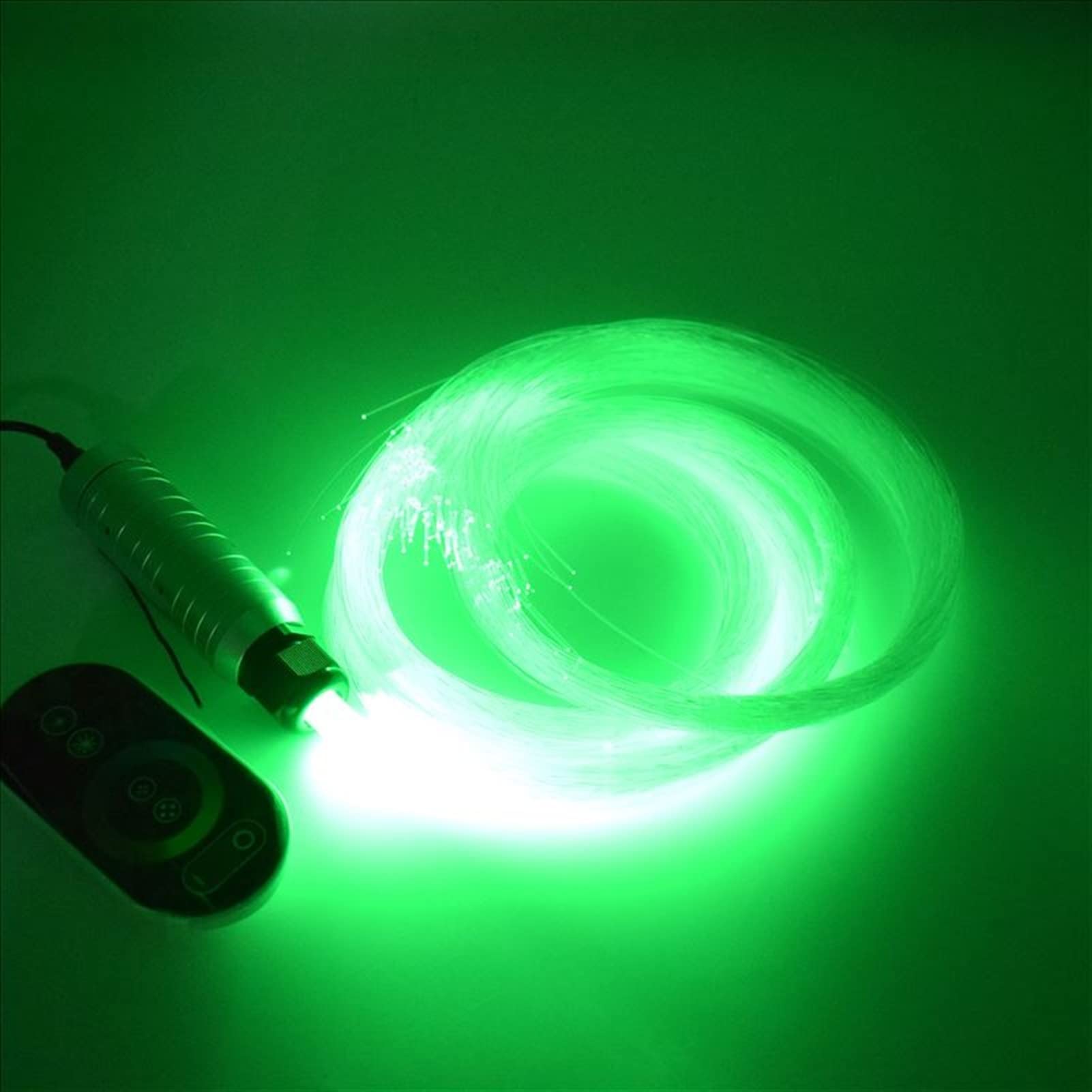 RGB LED DC12V 6W Coche techo estrella luces kit de fibra óptica luz del motor con extremo resplandor Pmma Cable Envío gratis Alta Eficiencia(300PCS X 0.5mm X 4m)