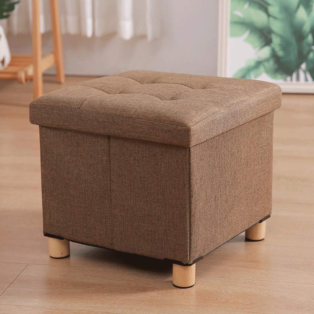 Pouf Ottomano Rigido - Sgabello Moderno 28x28x25cm Per Soggiorno, Ingresso O Camera - Foto 2