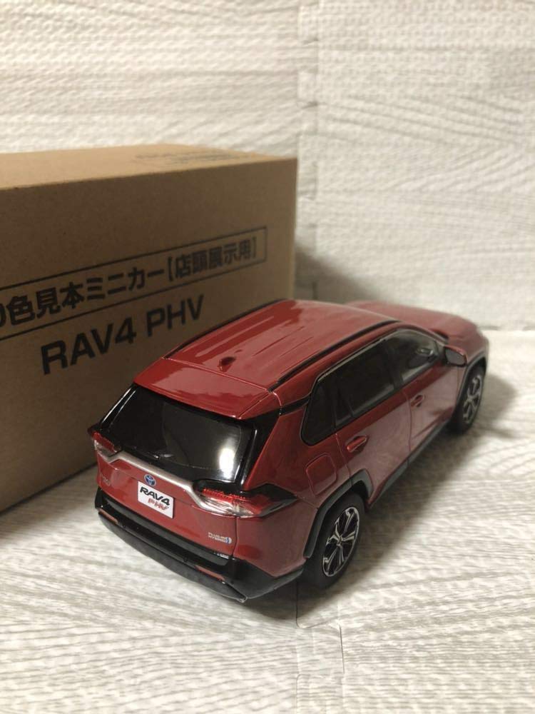 RAV4 PHV 非売品 カラーサンプル ミニカー エモーショナルレッドⅡ Amazon | 1/30 トヨタ 新型RAV4 PHV 非売品 カラーサンプル ミニカー