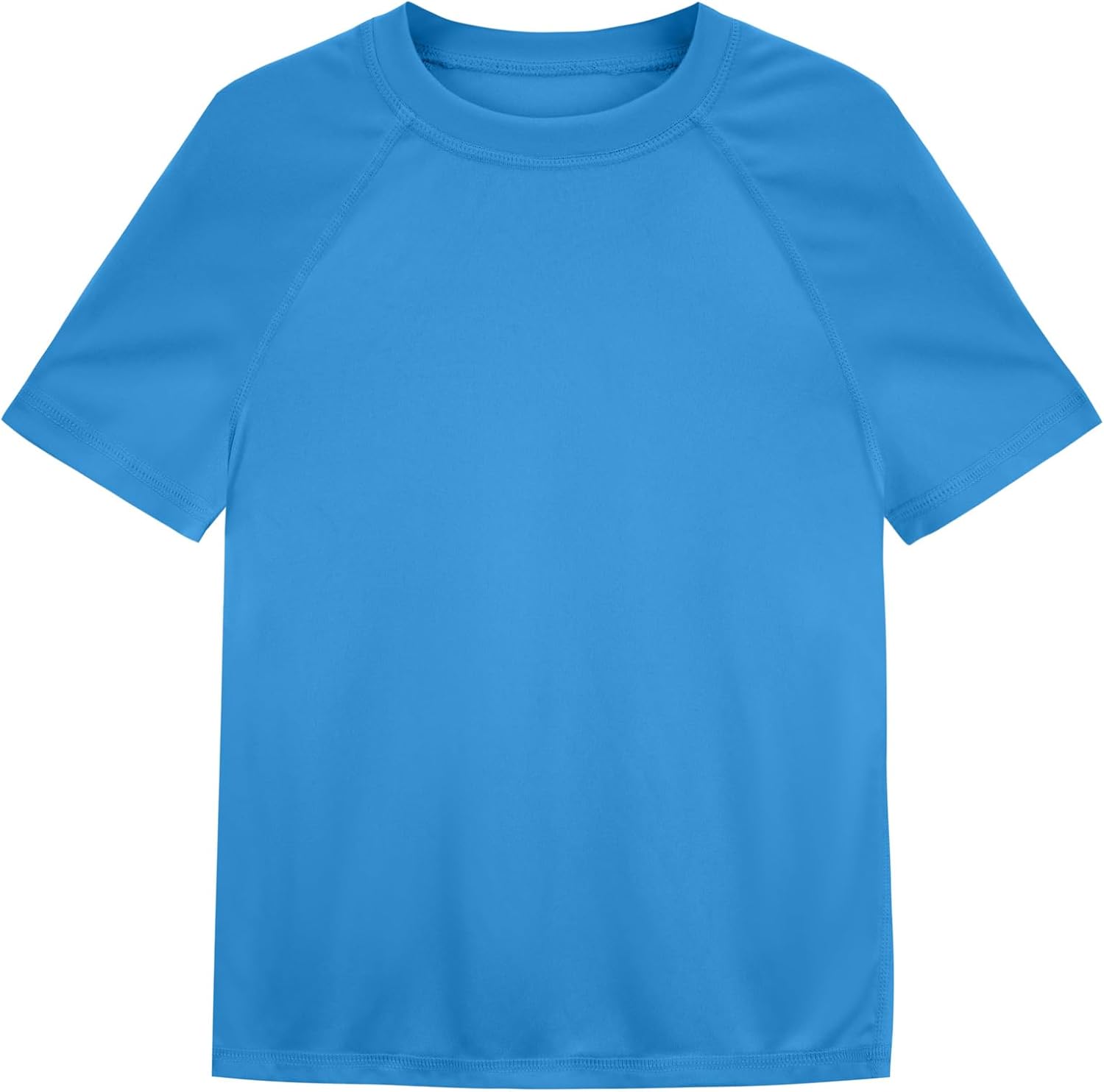 Boys Rash Guard Short Sleeve UPF 50+ Sun Protection Swim Shirt Kids Quick Dry SPF Water Shirt
