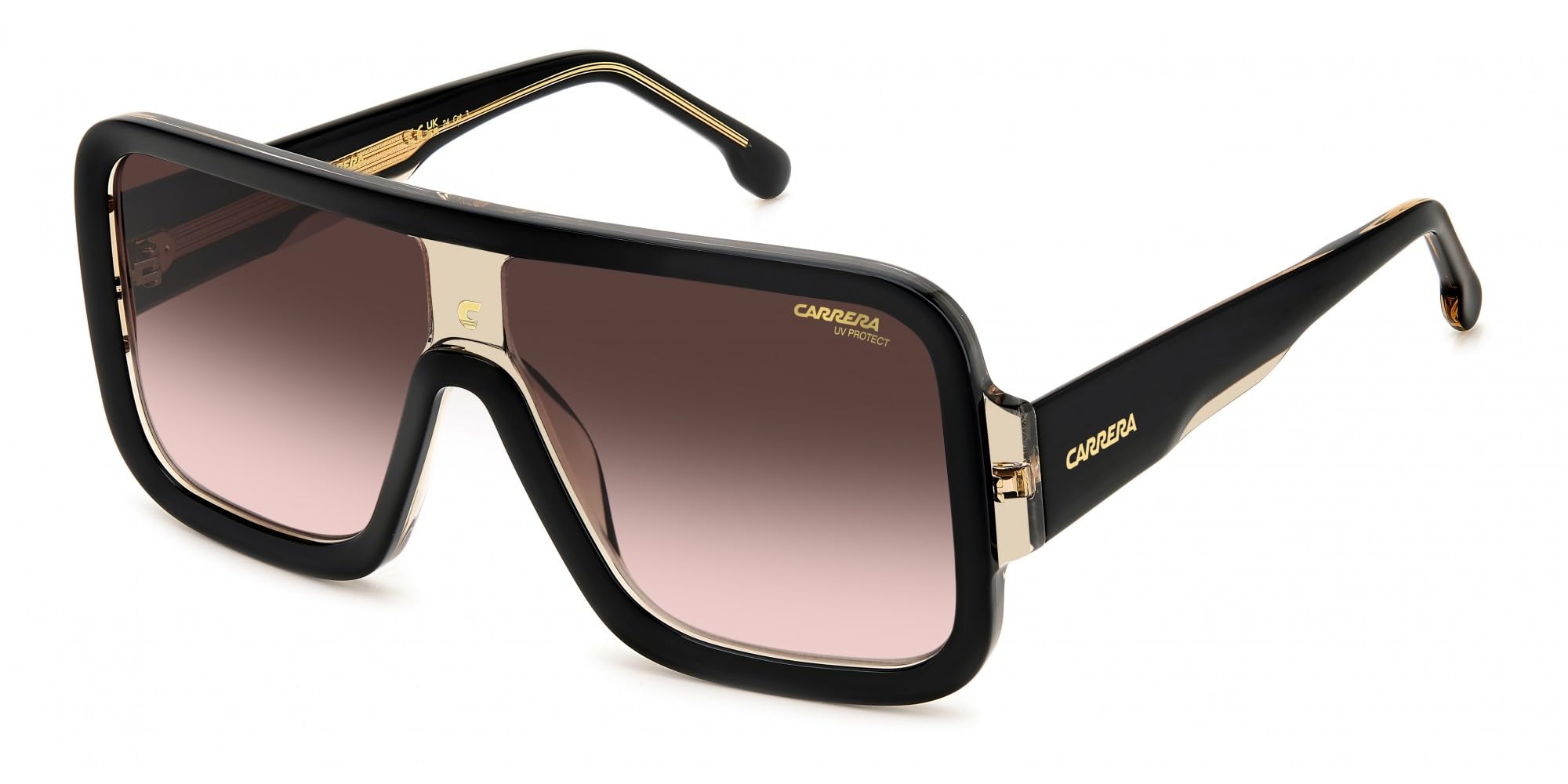 Carrera Unisex Black Flaglab 14 Sunglasses - Sunglasses - 62 Mm - Accessories