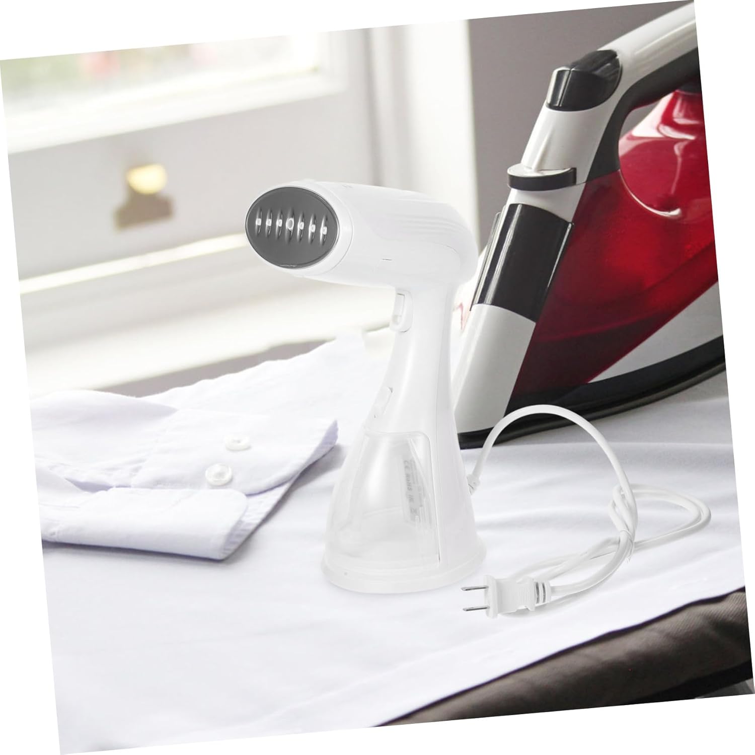 TIDTALEO Portable Handheld Steam Brush Ironing Machine for Travel Electric Steamer Long Cord Home Hotel Use