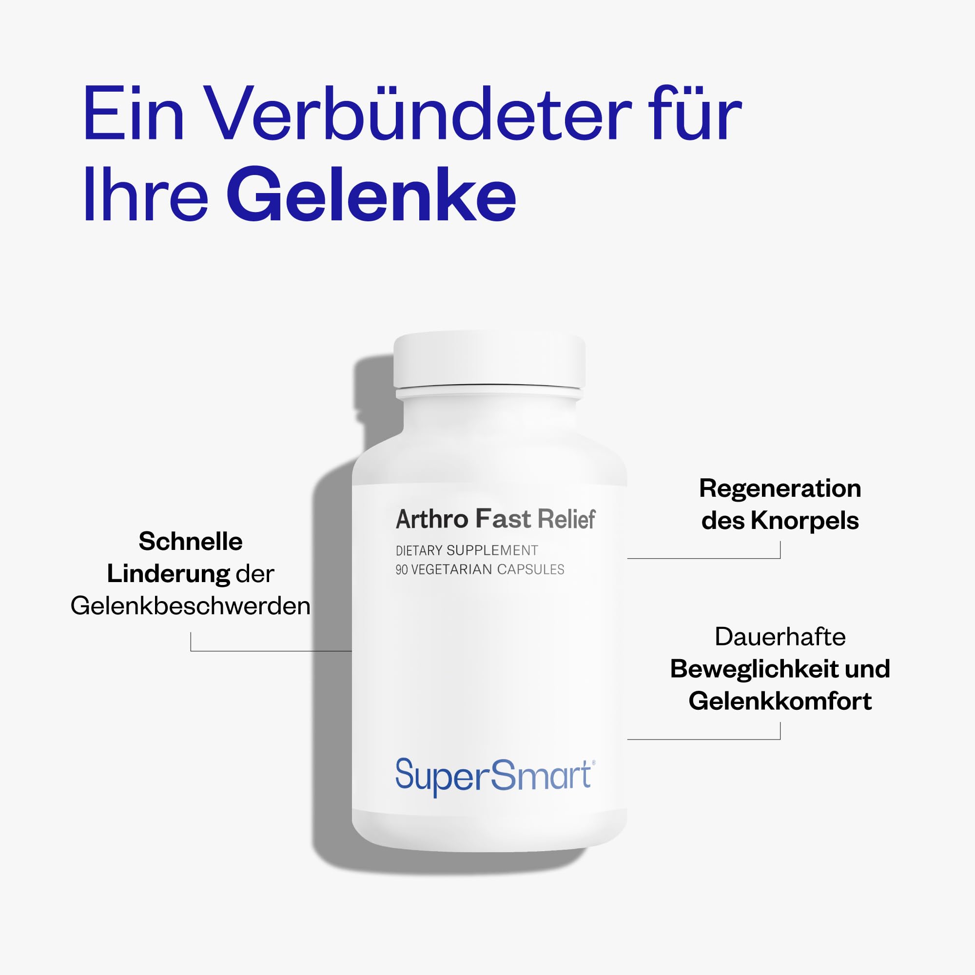 Arthro Fast Relief - Gelenkschmerzen, Beweglichkeit, Knorpel - SuperSmart