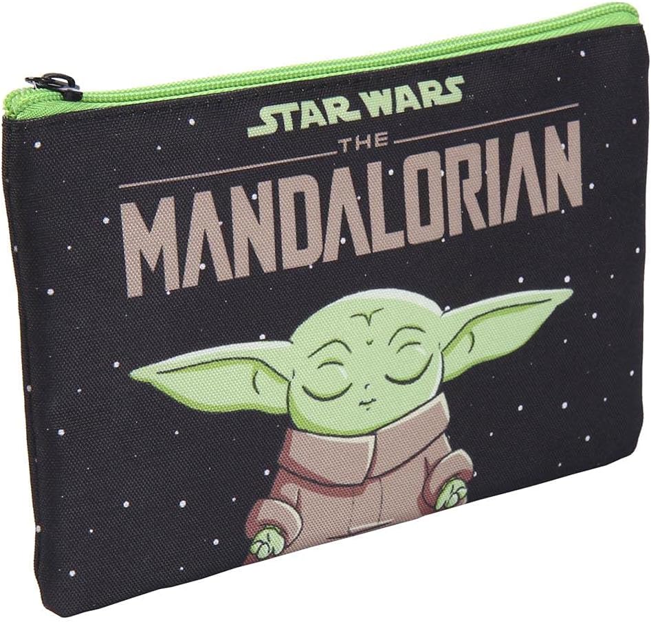 CERDÁ LIFE'S LITTLE MOMENTS - Neceser Maquillaje Mujer Pequeño de The Mandalorian - Licencia Oficial Disney, Azul Oscuro