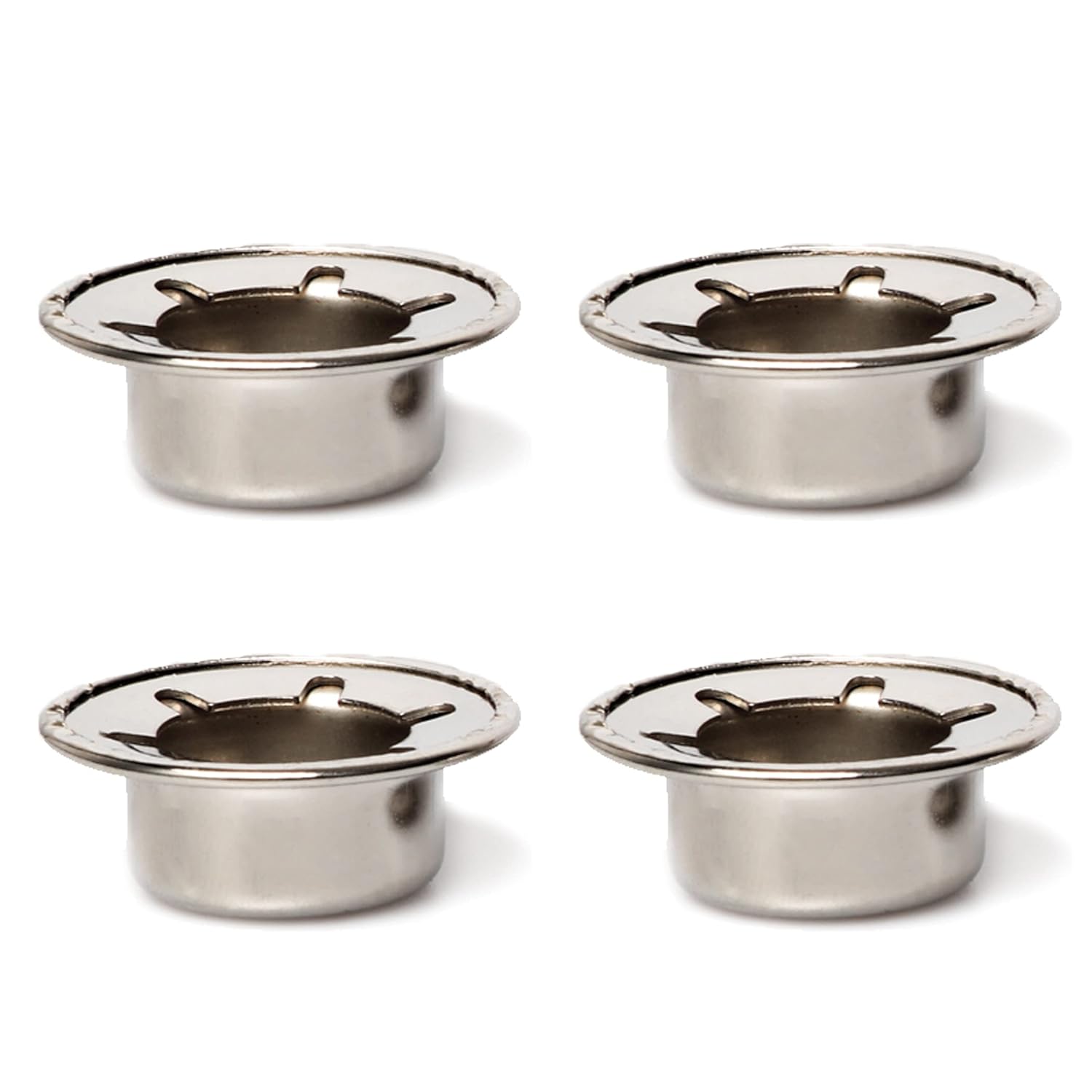 Durable Pushnut Caps for Axles Set of 4 with Mechanical Zinc Plating