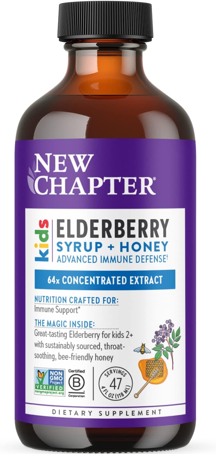 New Chapter Elderberry Kids Syrup, 4 Fl Ounce