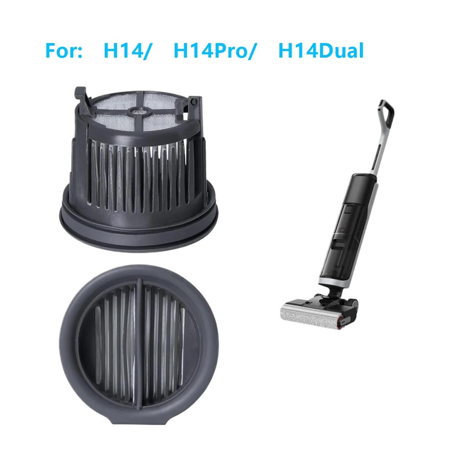 HEPA Filter Replacement Parts. Compatible For Dreame H14 / H14 Pro / H14 Dual. Wet And Dry Vacuum Cleaner Filters