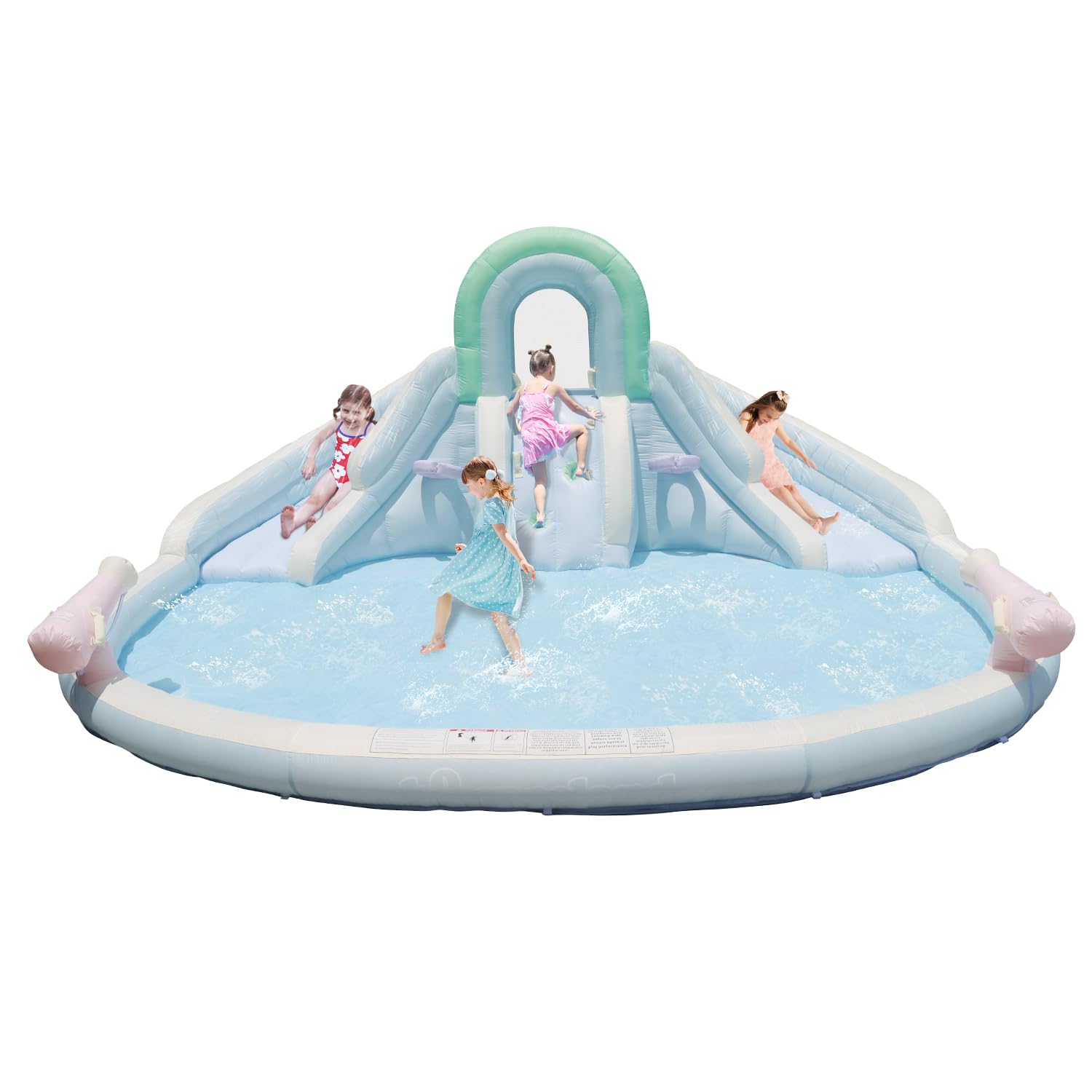 Amazon.com: Bounceland Double Dream Play Water Slide, 13.8 ft L x