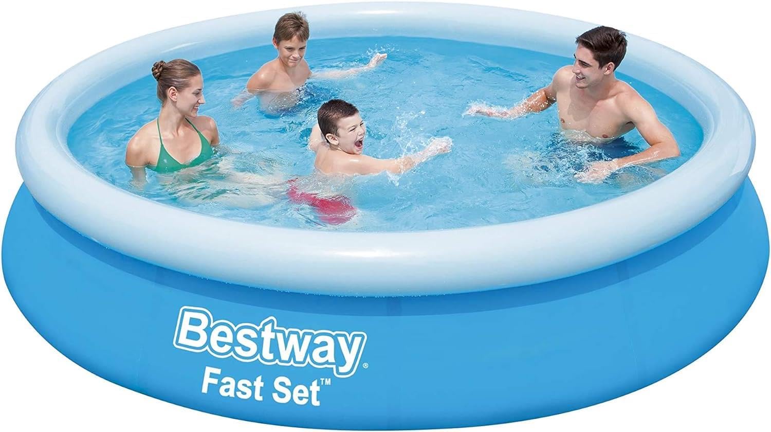 Bestway Fast Set Basen, 366 x 76 cm, niebieski