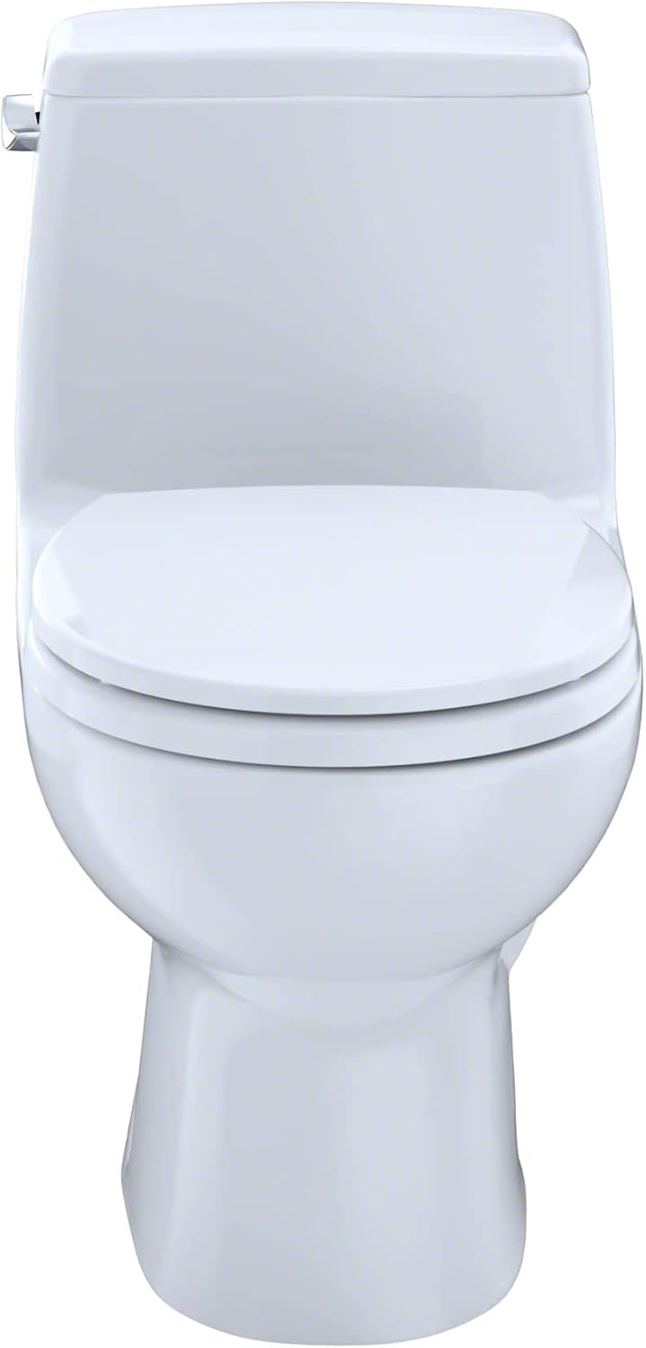 TOTO MS853113E#01 Eco Ultramax Round Front One Piece Toilet, Cotton White - - 