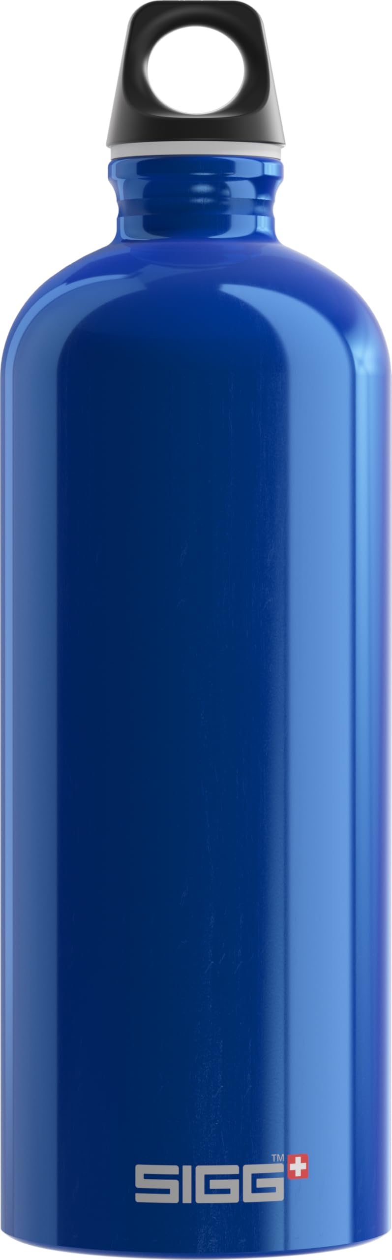 SIGG 50013 Outdoor Water Bottle, Lightweight, Swiss Aluminum Bottle, Traveler Classic, 3.8 gal (1.0 L), Dark Blue
