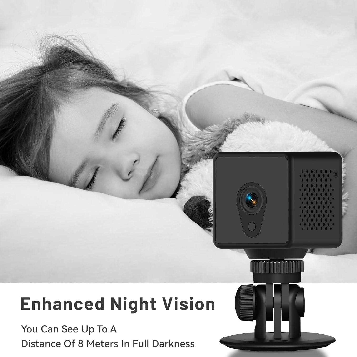 EKJANEPE Mini Kamera 4K - Winzige WLAN Überwachungskamera Für Innen & Außen