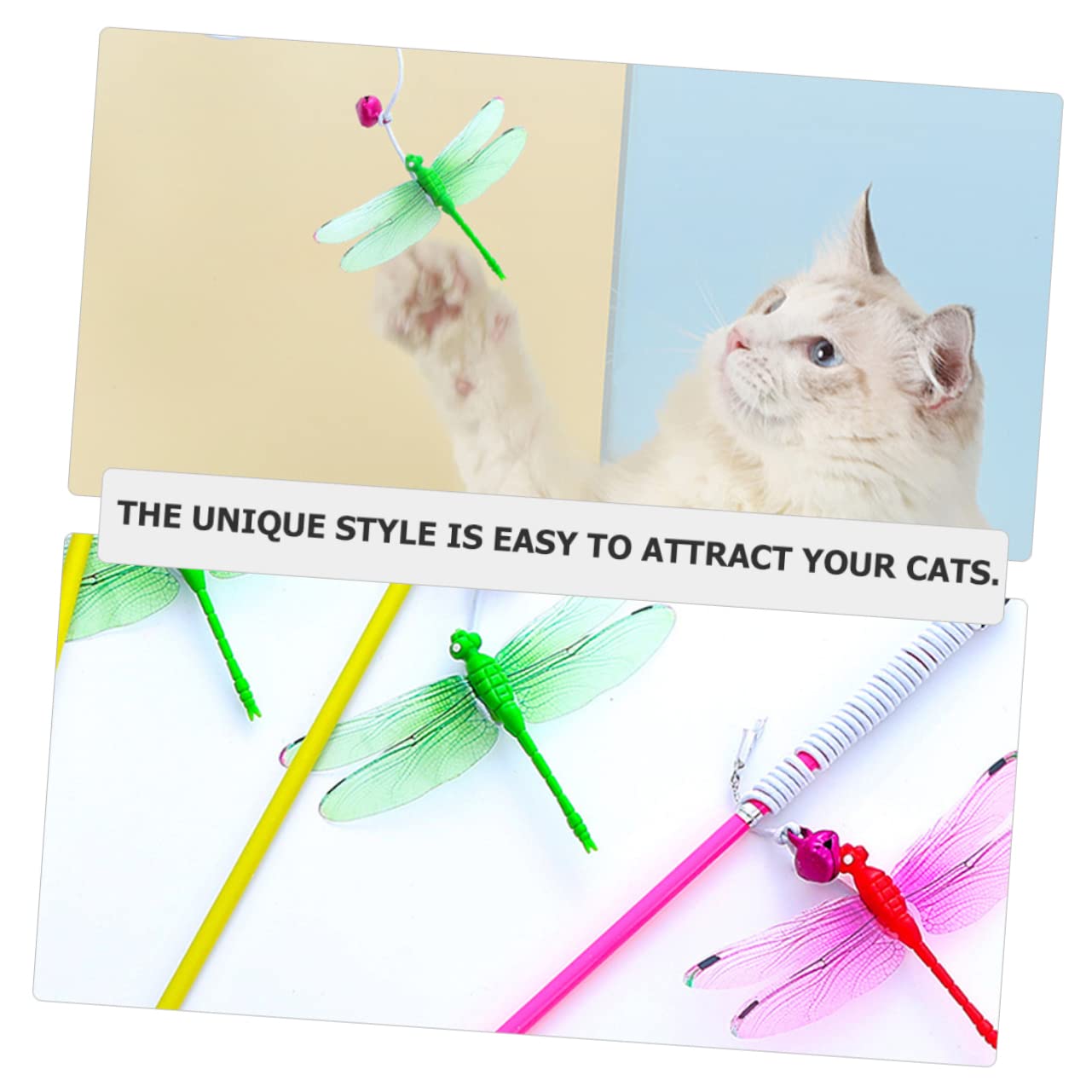 Kisangel 20pièces Interactive pour Chat Et Jouet Stimulant pour Chats Intérieur Favorise Exercice Et