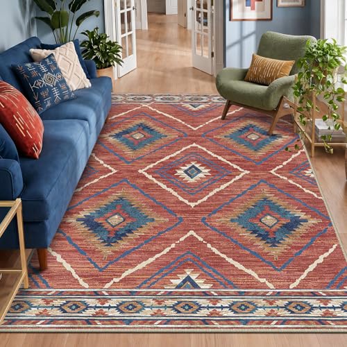 Area Rug 5x7 Tribal Western Rug