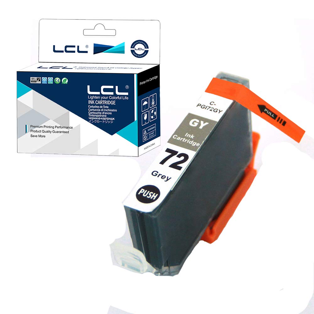 LCLCompatible Ink Cartridge Replacement for PGI-72GY PGI-72 Pro-10 (1-Pack Grey)