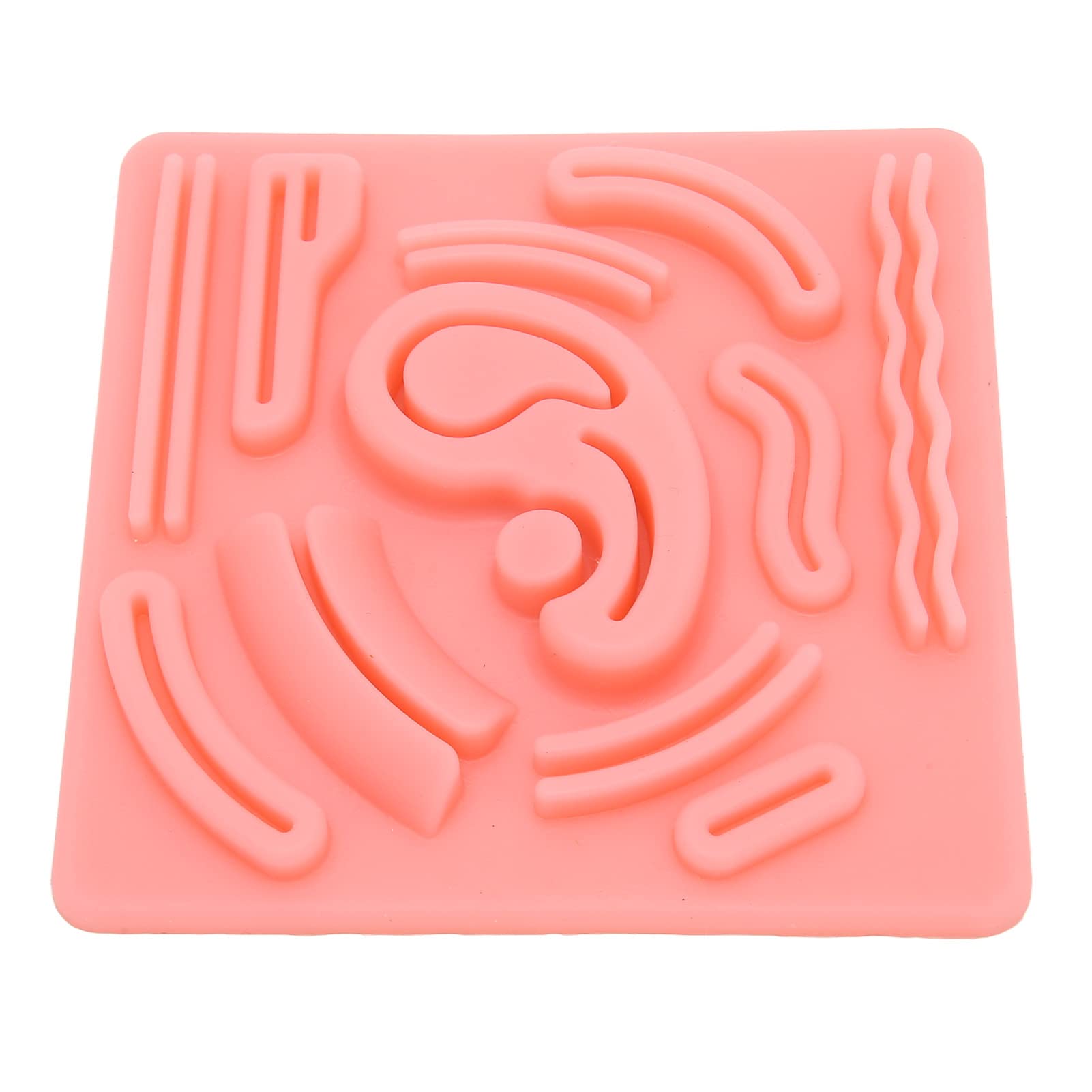 Silikonowa Podkładka do Symulacji Szwów Laparoskopowych 3D Podkładka do Szwów Laparoskopowych z Wstępnie Naciętymi Ranami do Wiązania, Szycia i Wycinania ćwiczeń Tkankowych