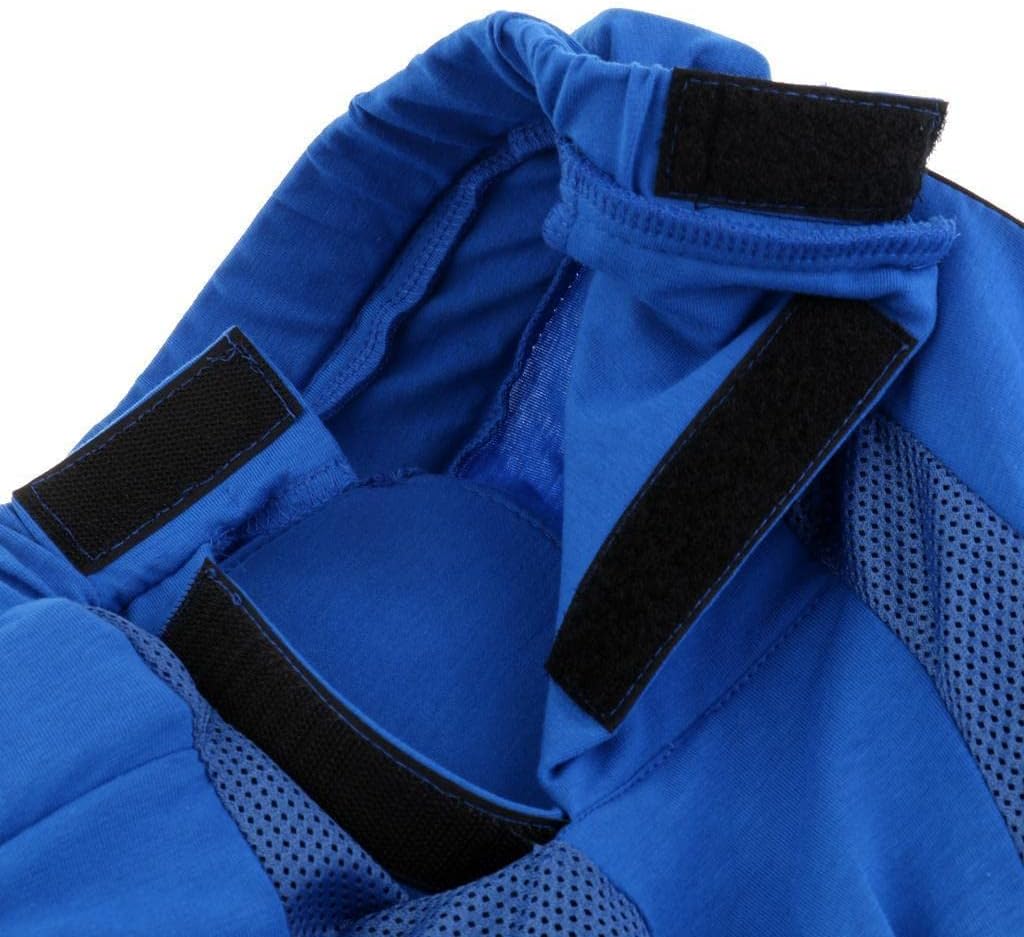 Ski Hip Pad Hip Padded Shorts Snowboard Skate - Blue/Pink, Blue, M