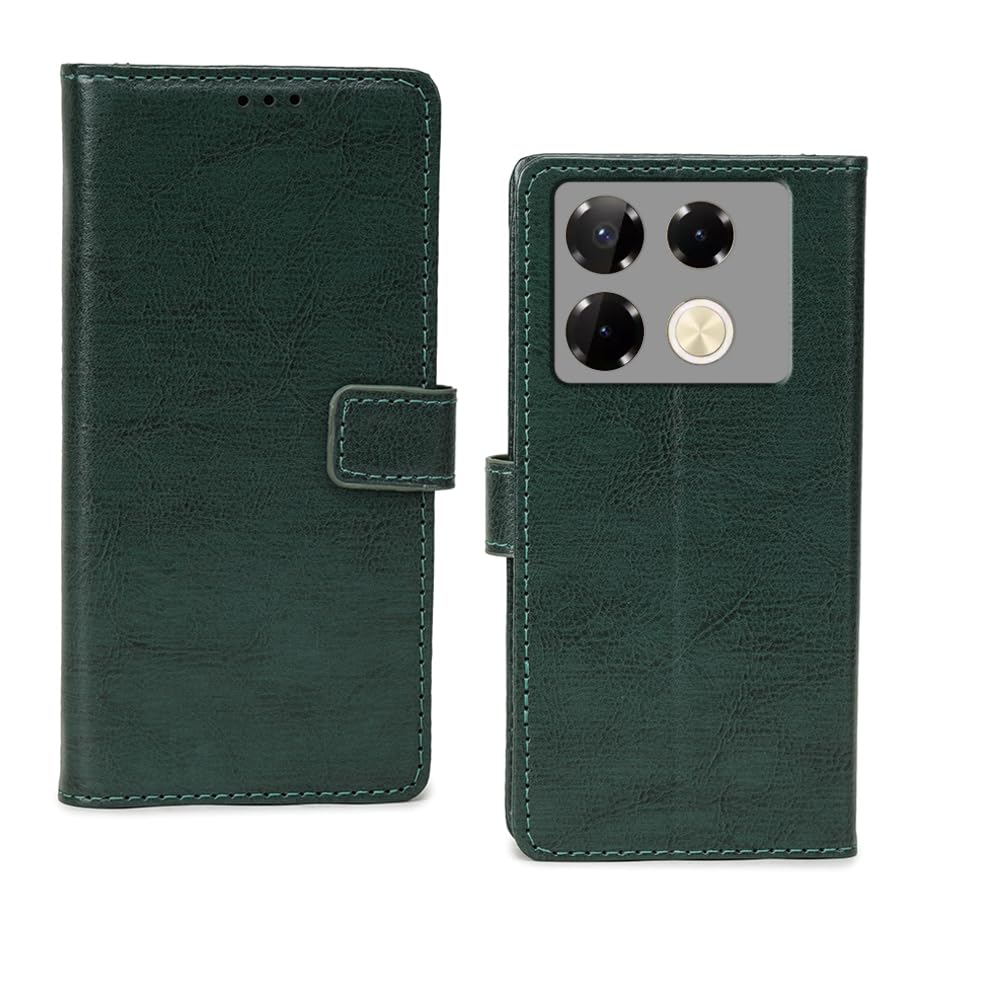 Inktree Infinix Note 40 Pro 5G Flip Cover | Premium Leather Finish Flip Cover | with Card Pockets | Wallet Stand |Complete Protection Flip Cover for Infinix Note 40 Pro 5G - Vintage Green (B0D2B2YSF6) Amazon Price History, Amazon Price Tracker