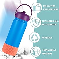 Vista 4 de Silicone Boot for Stanley Quencher 40 oz, Bottom Boot for IceFlow Flip 20 oz 30 oz, Boots Sleeve Cover for Hydroflask 12-24 oz and 32 oz 40 z Sports