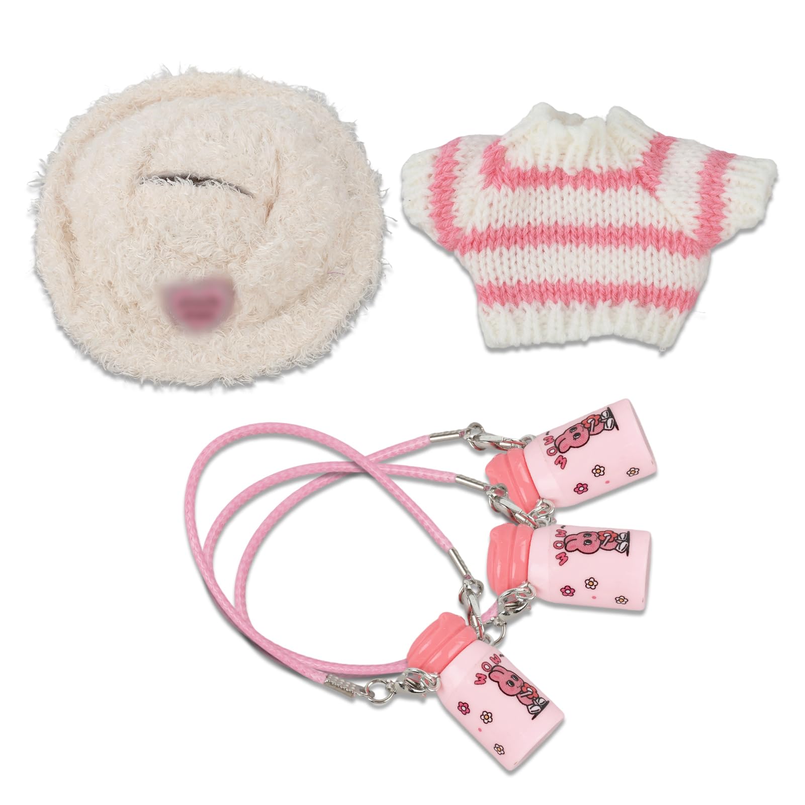 17cm Doll Clothes Set for Doll Accessories Suit and Sweater for 17cm Boy and Girl Dolls,Gifts for Kids and Doll Collectors Who Love Fashion