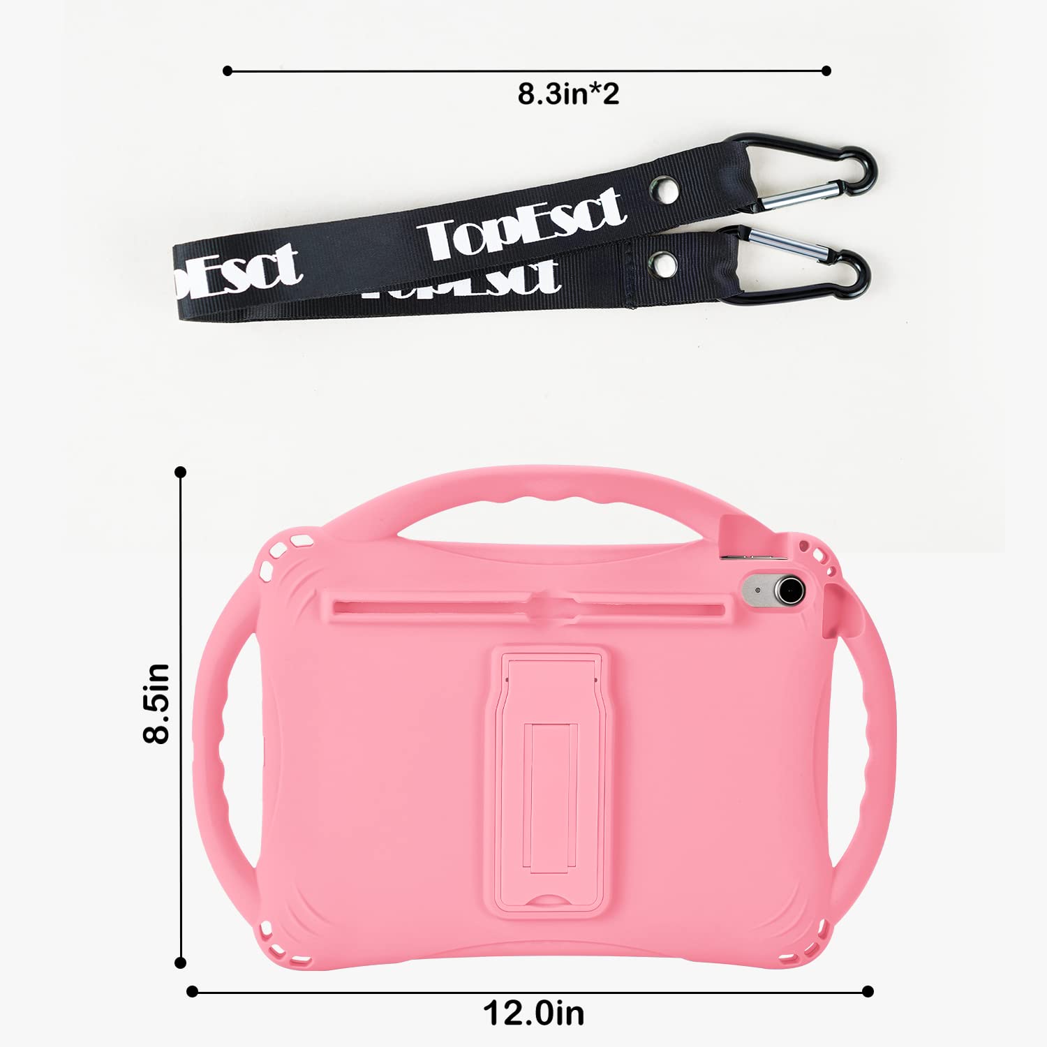 Custodia per bambini per iPad (A16) 11a generazione 11 2025/iPad 10a generazione 11 2022, Mansiruyi antiurto maniglia stand iPad 11/11 custodia per bambini - Blu