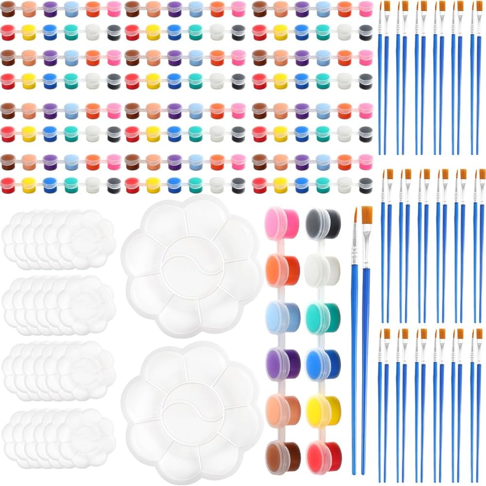 Set di 720 Mini Colori Acrilici, Strisce di Colori Acrilici per Bambini e Adulti, Set di Colori per Bambini per per Feste In Casa, Set 1
