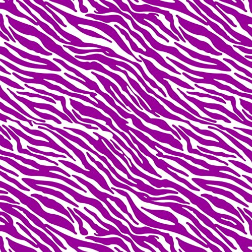Siser EasyPatterns Iron On Heat Transfer Vinyl 18 Inches by 36 Inches (Zebra Purple)