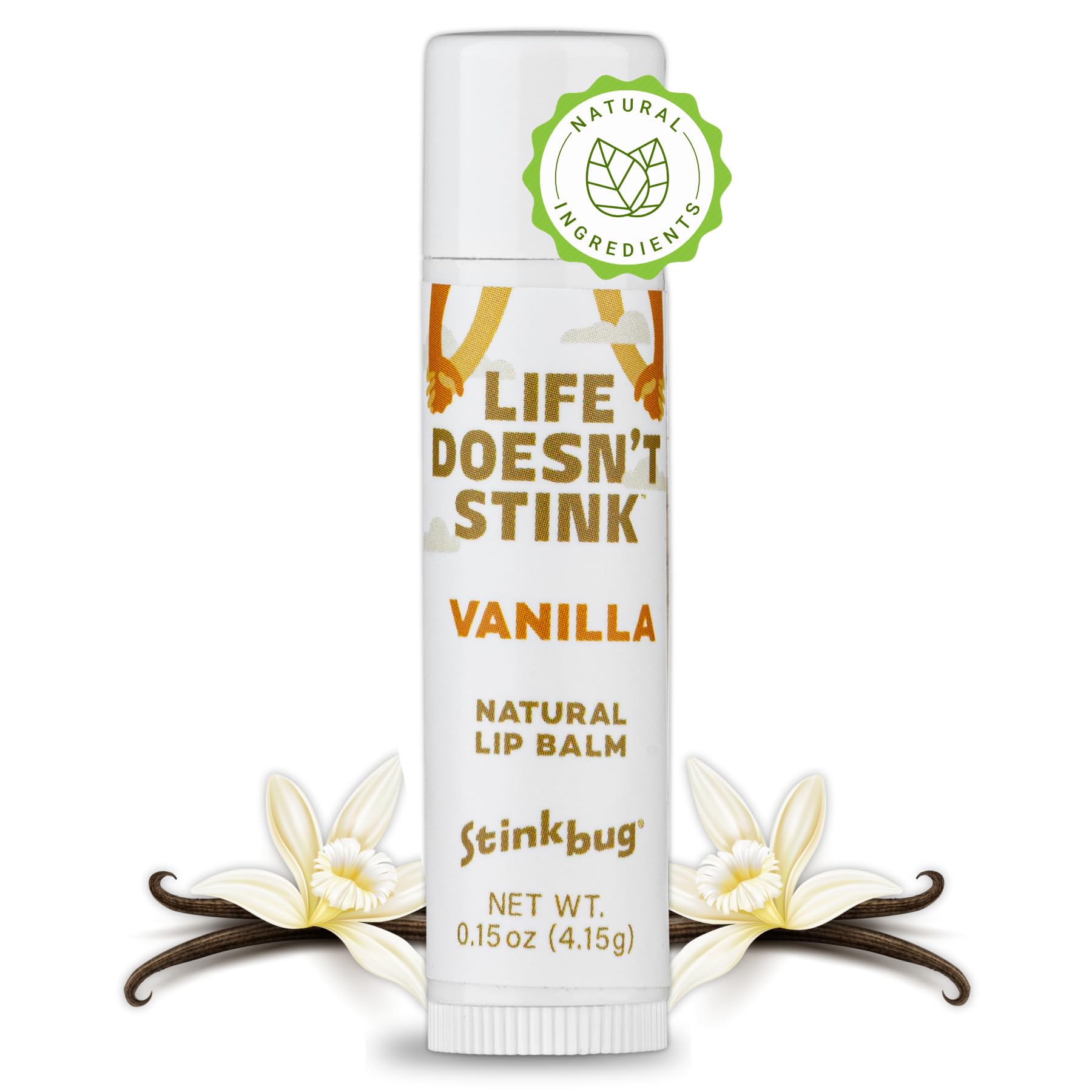 Stinkbug Natural Lip Balm with Jojoba Oil Coconut Oil and Cocoa Butter - Organic Lip Care Flavored Chapstick