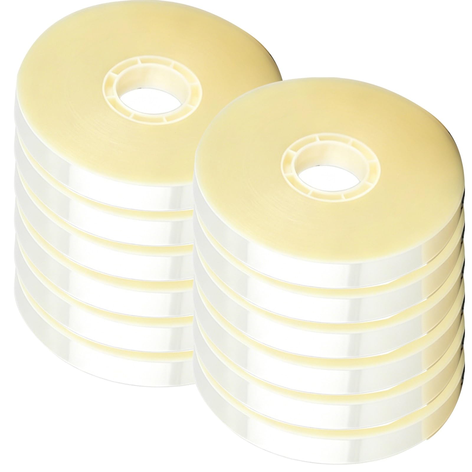 Senodon One Color Automatic Tying Machine Binding Tape, Premium Transparent Opp Strip For Produce, Ideal For Leafy Greens & Culinary Herb Bundling(1.2Cm 150M 100 Rolls)