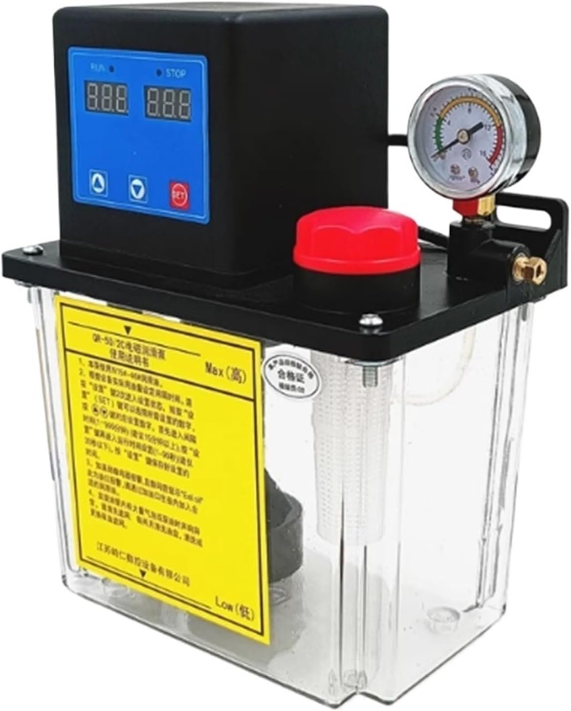 Electric Pump, Automatic Oil Pump, CNC Lathe, Machine Tool Lubrication, electromagnetic Pump, Oil Injector, Digital Oil Pot(1)