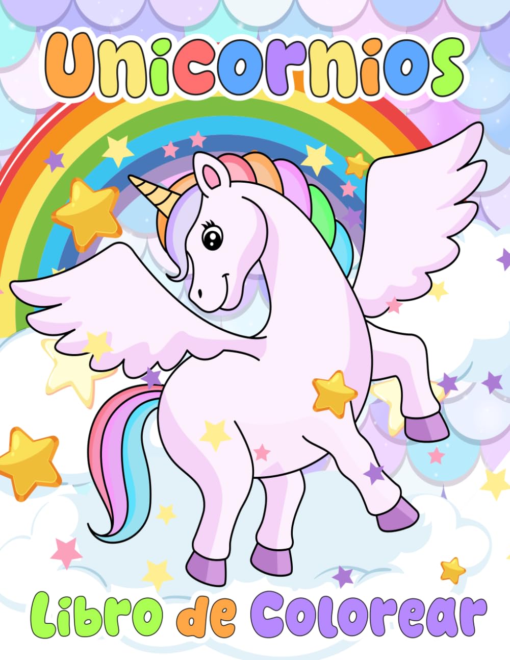 Unicornios Libro de Colorear: 30 dibujos para colorear para niños y niñas a partir de 3 años