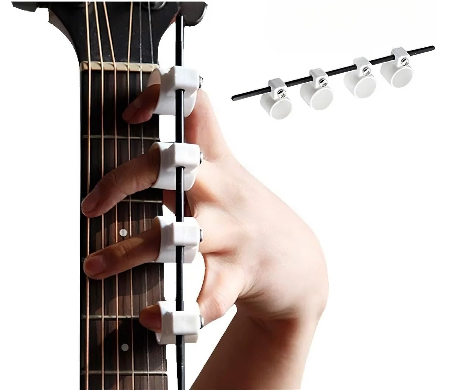Guitar Beginner Finger Expander Adjustable Stretcher Expansion Ukulele Increase Finger Strength, Multifunctional Finger Expander Portable Span Practice