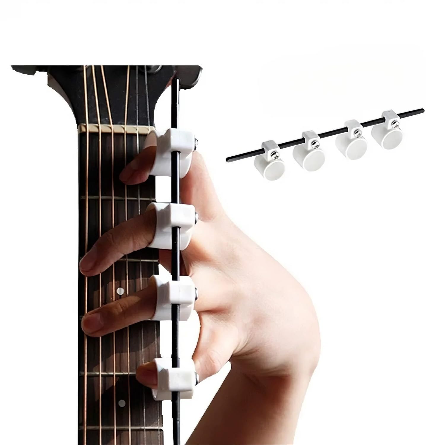 Guitar Beginner Finger Expander Adjustable Stretcher Expansion Ukulele Increase Finger Strength, Multifunctional Finger Expander Portable Span Practice