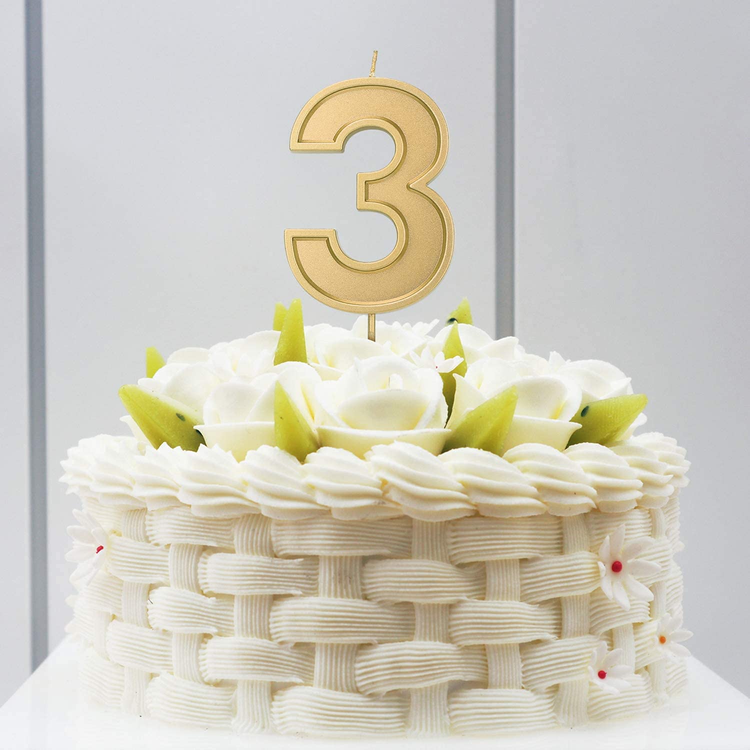 Amazon.com: 3.94 Inch Oversized Number Birthday Candle Large Gold
