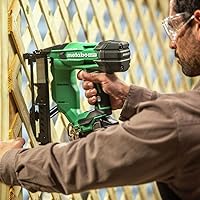 Vista 6 de Metabo HPT Kit de Grapadora Inalámbrica MultiVolt de 18V Corona Estrecha de 18-Ga de 14 de Pulgada Acepta Grapas de 18-Ga de 14 de Pulgada de 12