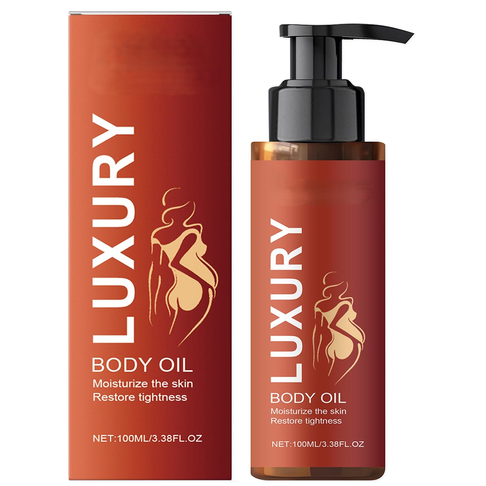 Magic Firming Body Oil, Glow Remedy Oil Skin Tightening with Soybean & Rosehip - Compact Luxury Bo-dy Oil Lotion to Plump Moisture, Reduce Fine Lines, Lift Sagging Skin & Boost Radiant Glow (100ml)
