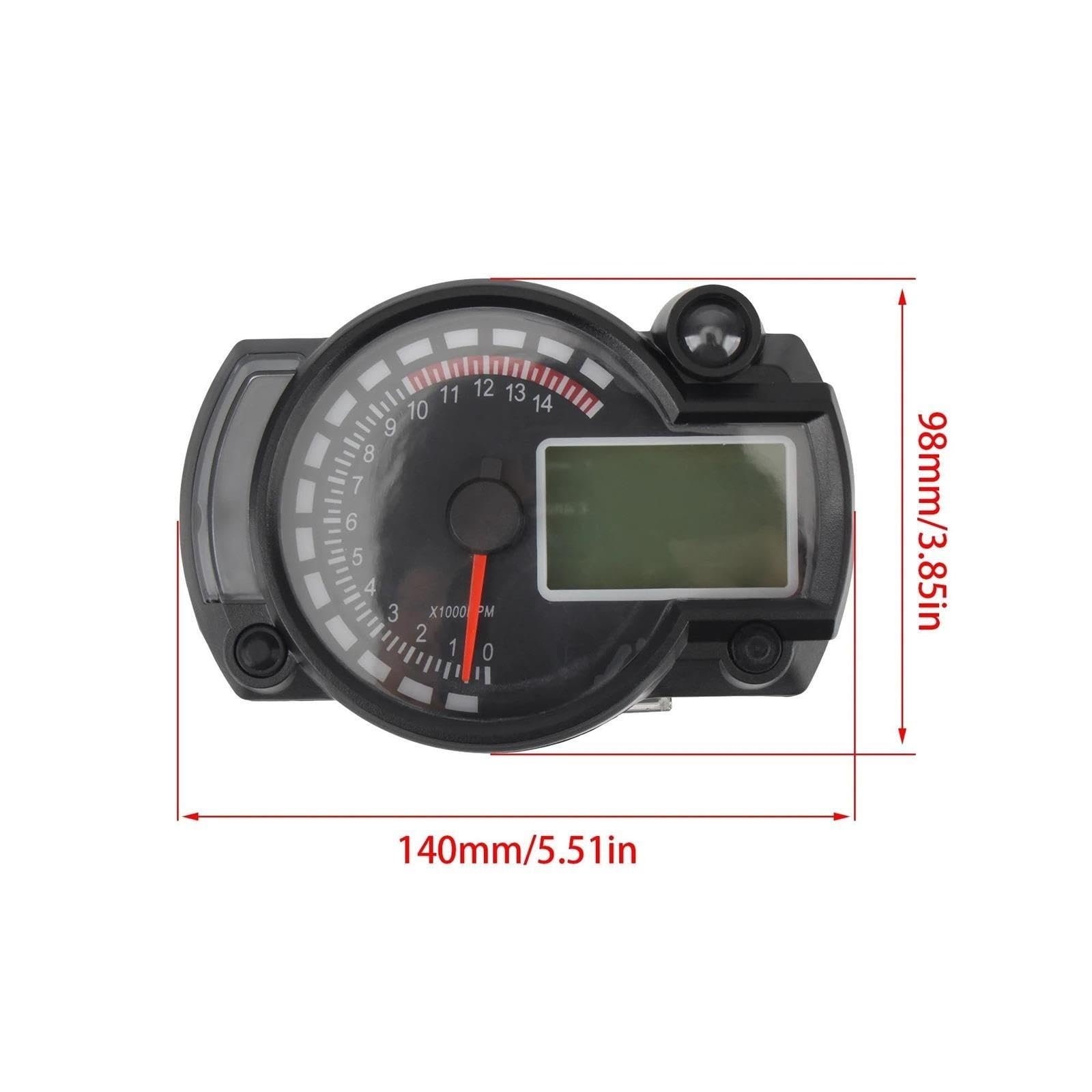 moto Medidor distancia Instrumento Tablero De Indicadores Motocicleta