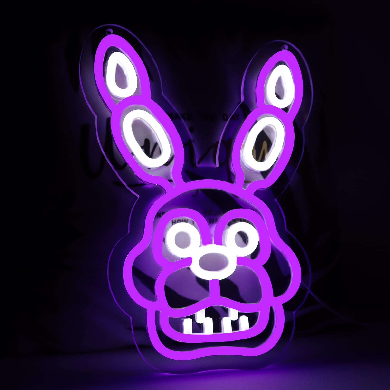 AHlove Anime Neon Sign?Bonnie Neon Signs for Wall Decor?LED Neon Lights for Bedroom?Birthday?Christmas Gifts for kids