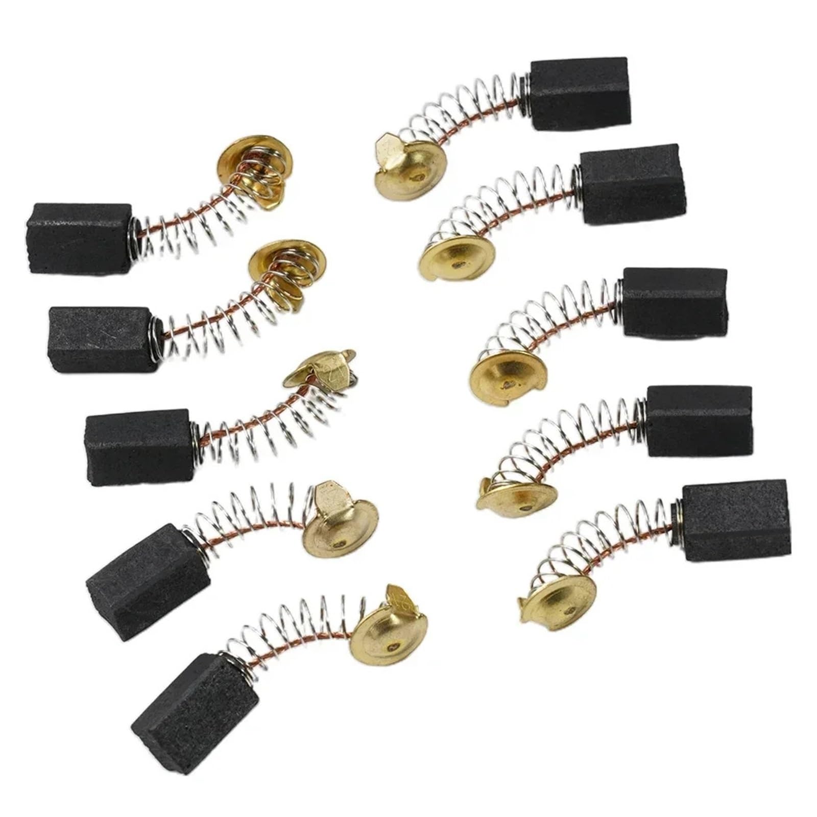 Escobillas de carbón para motor eléctrico, 400 unidades, 13 x 7,5 x 6,5 mm, escobillas de carbono reemplazables, herramienta eléctrica para motor eléctrico genérico