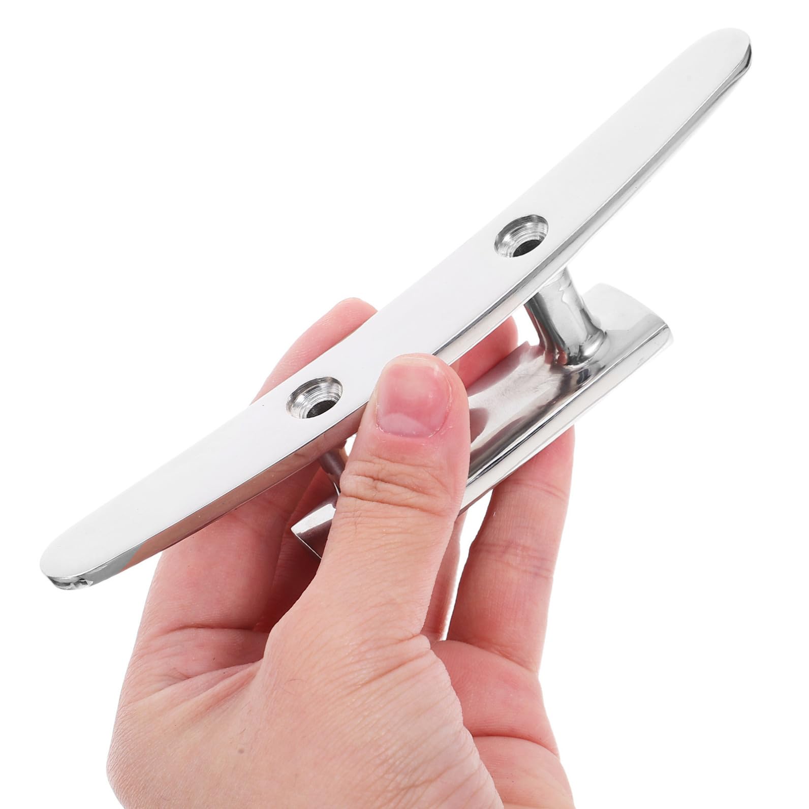 Toyvian Bitta per Barca in Acciaio Inossidabile da 6 Pollici, Bitta per ormeggio Marino con ferramenta a Vite, Accessori per ormeggio per Kayak, Canoa, Ponte e Decorazioni