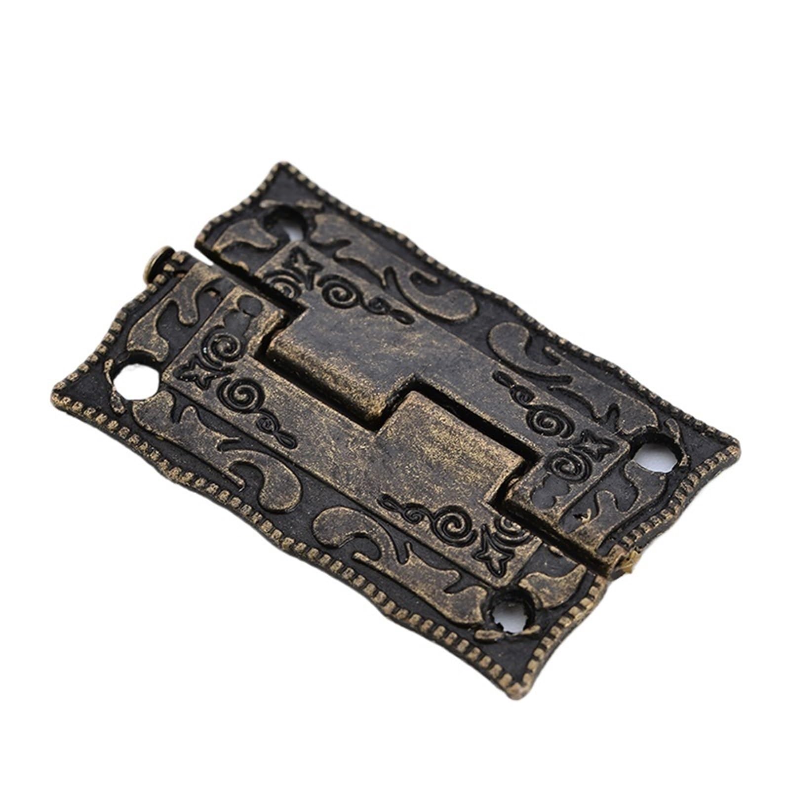 Kdhcvkz One Color 10Pcs Antique Bronze Hinges Cabinet Door Drawer Hinge