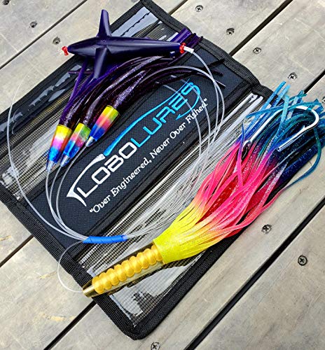 Lobo Lures 13" Rainbow Bullet Tuna Slayer c/Hook 10/0 miniatura 3
