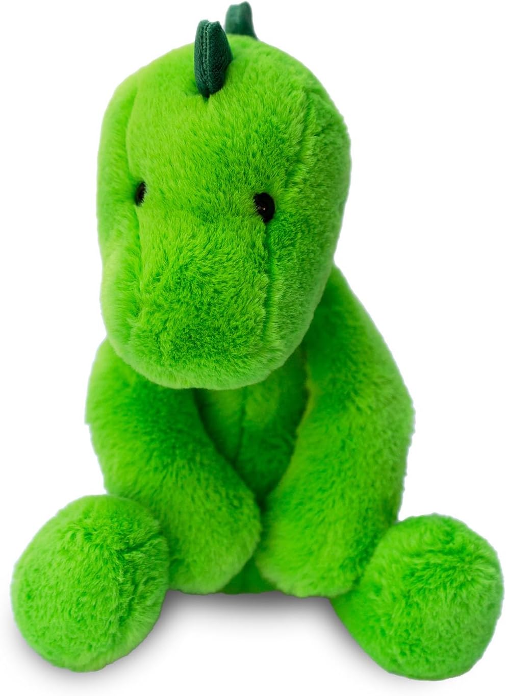 World's Softest Plush Stuffed Animal for Baby, Toddler, Kids, Adults - Adorable Toy Made from Kid-Friendly, Quality Materials - Lushee Green Dinosaur, 16"
